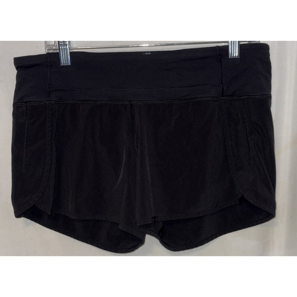 lululemon athletica Pants - Lululemon Athletic Speed Up Shorts Lined Black Womens Size 8